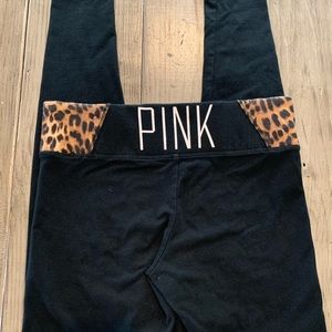 RARE HTF Victoria Secret Pink Leopard Legging